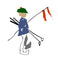 FlagBag Golf Co. Caddy Man Logo